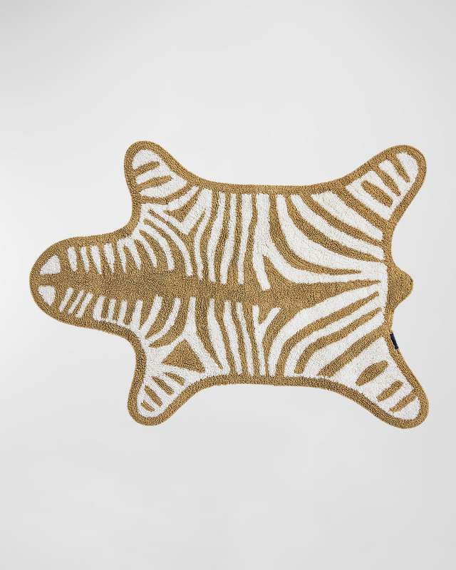 Camel Zebra Bathmat - Reversible